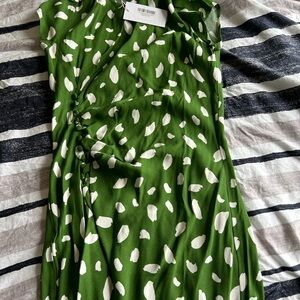 Reformation green dress
